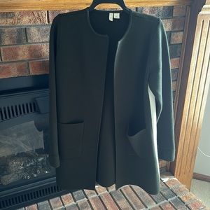 Moth (Anthropologie) evergreen cardigan coat